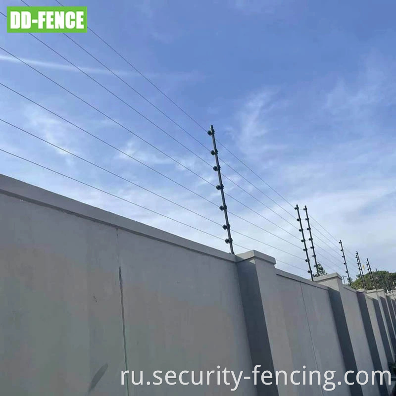 Сертифицированный электрический забор ISO 9001 с системой сигнализации для фермерской тюрьмы Пограничная железнодорожная станция пограничной железной дороги